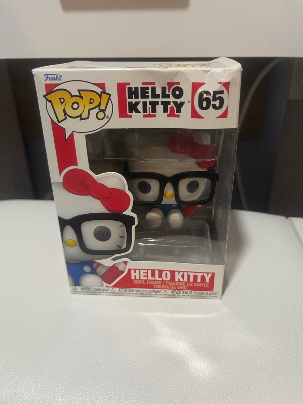 Funko Pop! Hello Kitty #65 Vinyl Figure - White, Red & Black